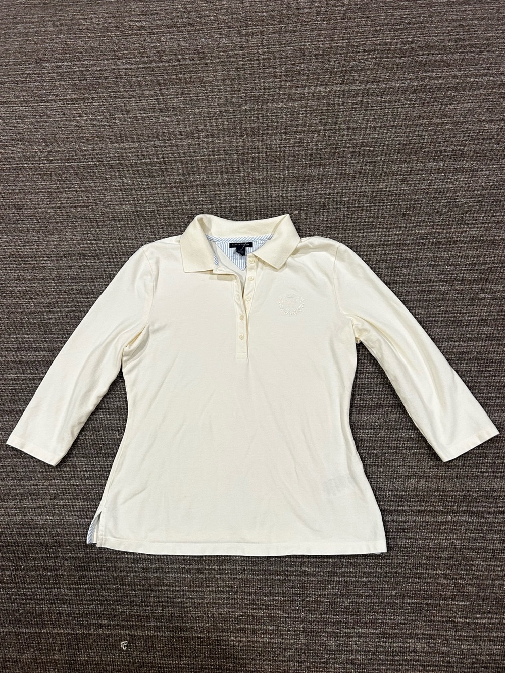Tommy Hilfiger 1985 Heritage Crest Polo - 3/4 Sleeve Y2K Preppy